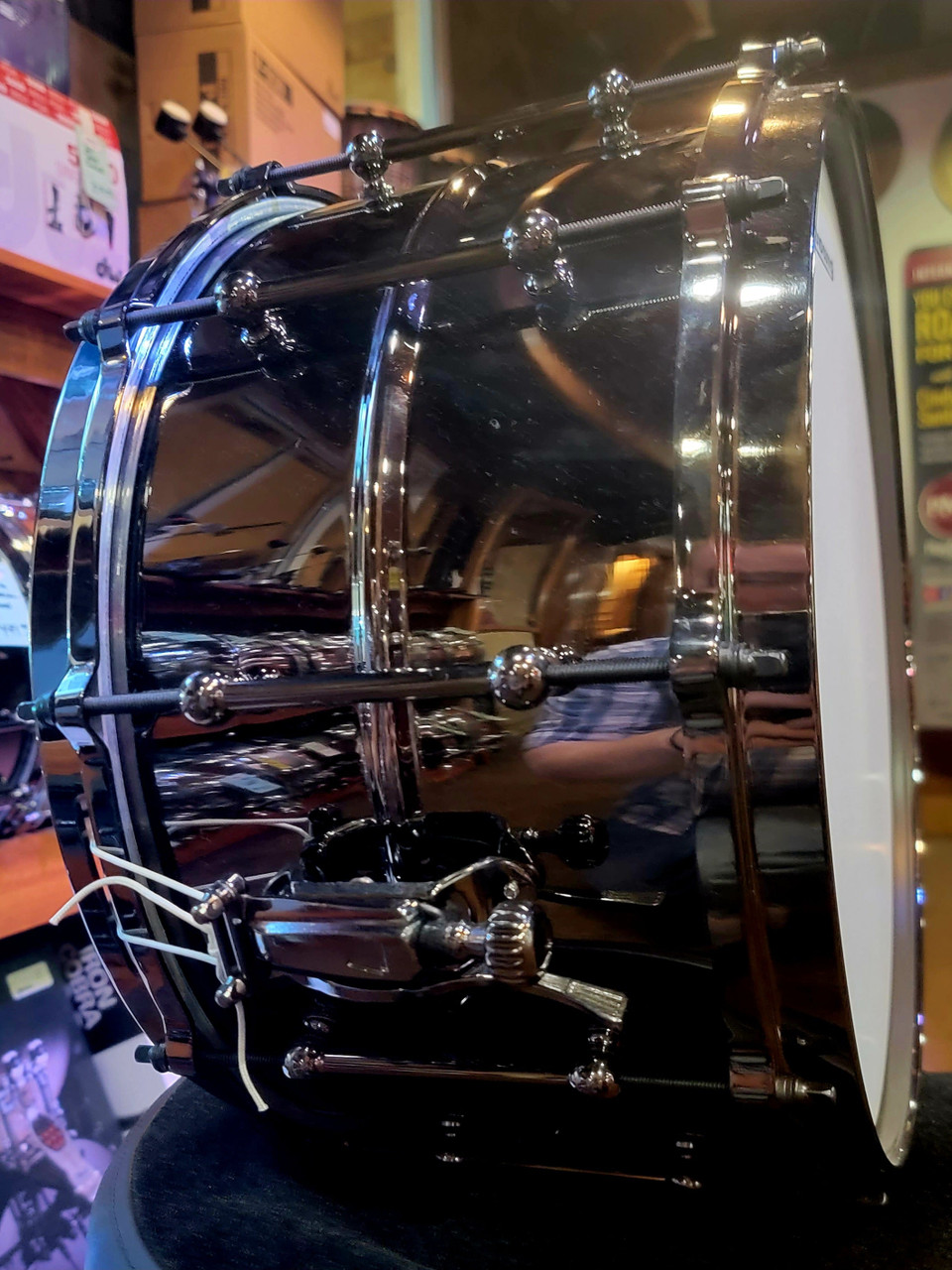 Ludwig Carl Palmer Venus Signature 3.7x14 Brass Piccolo Snare Drum -  Moms Music