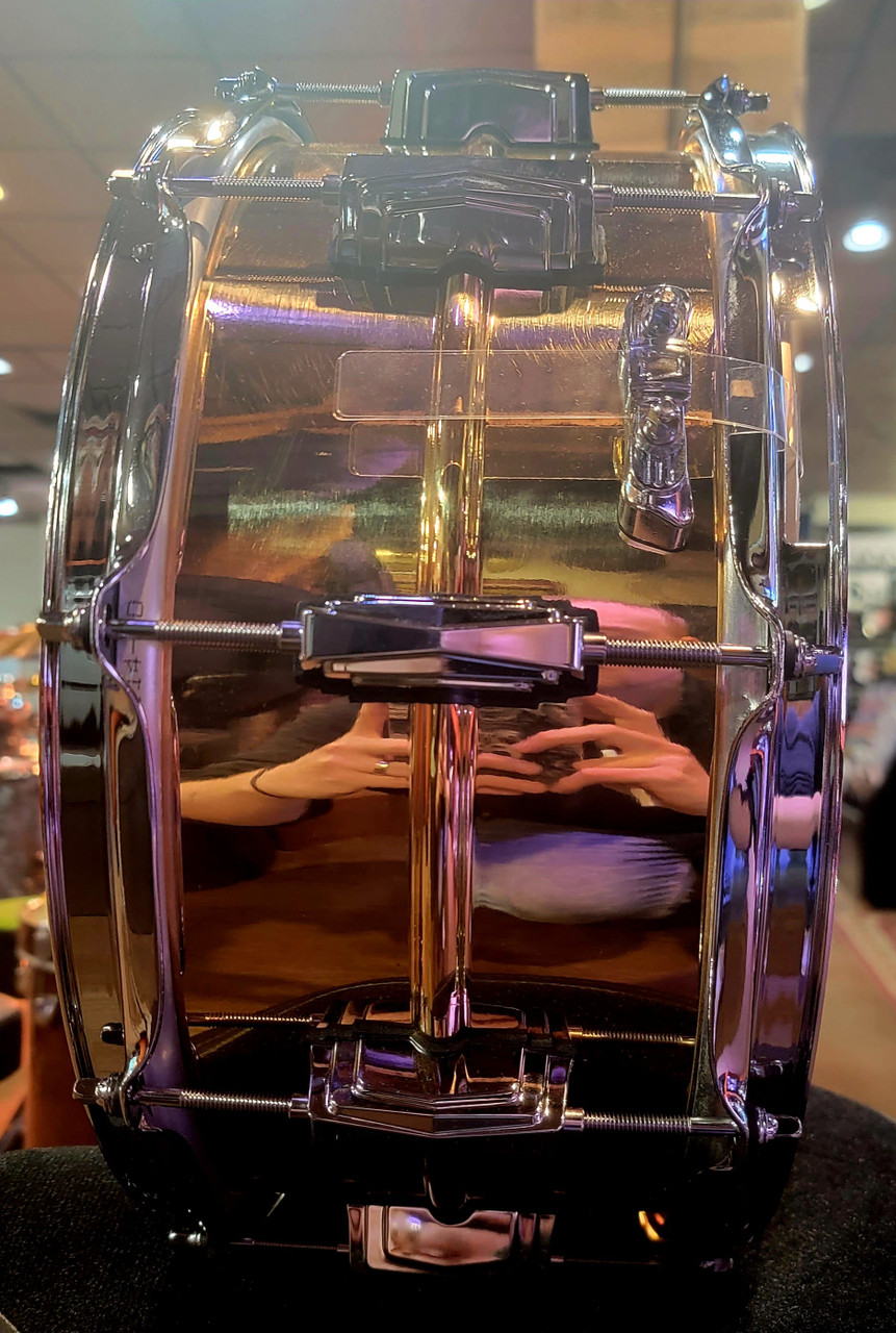 Ludwig Supraphonic LB552 6.5x14 10-Lug Bronze Snare - Moms Music
