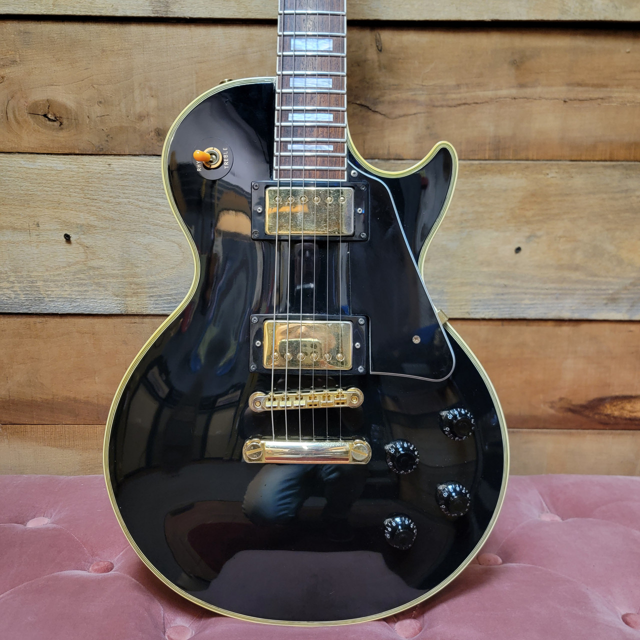 Epiphone LPC-80 MIJ Les Paul (Pre-Owned) - Black w/ Hard Case