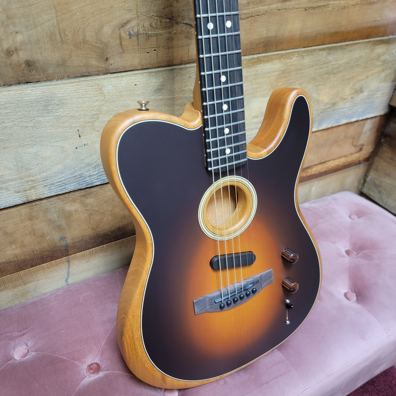 Fender Acoustasonic Player Telecaster - Shadow Burst w/ Case