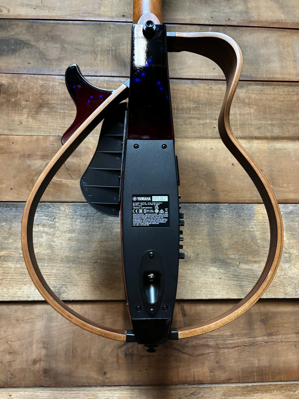 Yamaha SLG200S Silent Guitar - Crimson Red Burst w/ Case