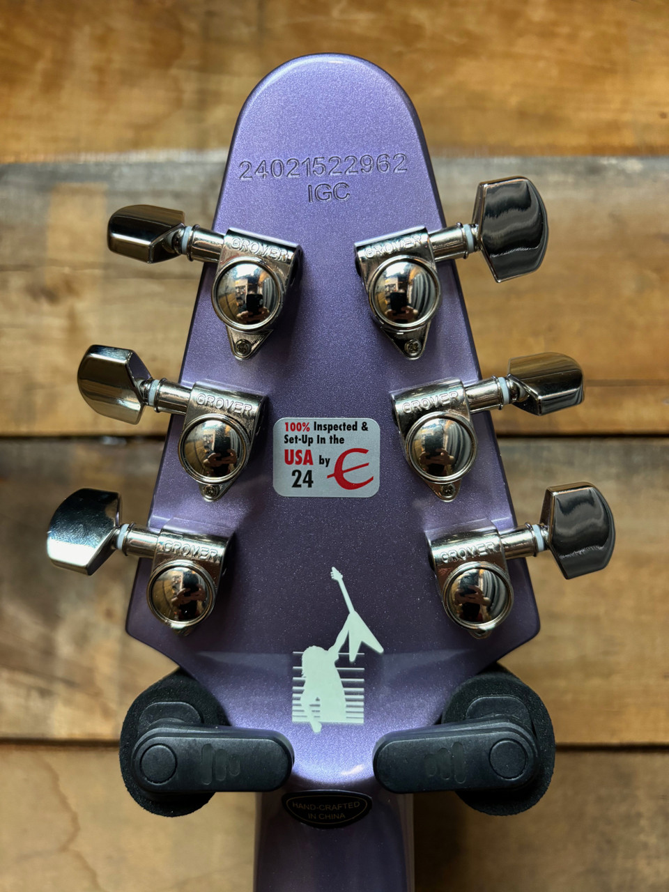 Demo* Epiphone 1979 Kirk Hammett Flying V - Purple Metallic