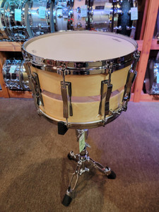 Ludwig Classic Maple Slotted Coliseum Snare Drum - 8 inches x 14 inches, Natural Maple Ludwig Classic Maple Slotted Coliseum Snare Drum - 8 inches x 14 inches, Natural Maple