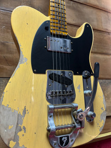 Fender Custom Shop CuNiFe Special Run Black Guard Tele Bigsby Heavy Relic w/case Fender Custom Shop CuNiFe Special Run Black Guard Tele Bigsby Heavy Relic w/case
