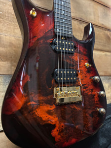 Ernie Ball Music Man BFR JP15 6 John Petrucci Signature Piezo Solar Flare Ebony Fingerboard w/case Ernie Ball Music Man BFR JP15 6 John Petrucci Signature Piezo Solar Flare Ebony Fingerboard w/case