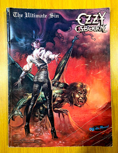 Ozzy Osbourne The Ultimate Sin Sheet Music Book (1986)