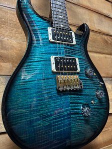 PRS Custom 24 Piezo 10-Top Cobalt Smokeburst w/case