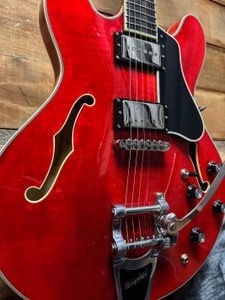 2020 Eastman T486B-RD Transparent Red w/case