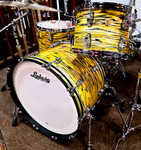 Ludwig Classic Maple Pro Beat Shell Pack - Lemon Oyster w/ FREE Matching Snare