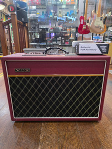Vox AC15C1 1x12 inch 15-watt Tube Combo Amp (Pre-Owned) - Limited Edition Red w/ Footswitch