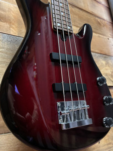 Pre-owned Yamaha BB-404 Bass Wine Red w/case