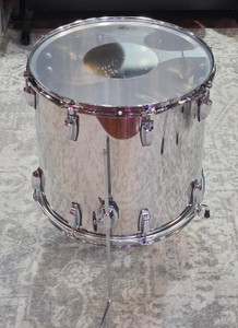 Limited Edition 50th Anniversary Ludwig 18" Stainless Steel Floor Tom
