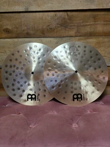 Meinl Cymbals Pure Alloy Hi-hat Cymbals - 15 inches, Extra Hammered (Pre-Owned)