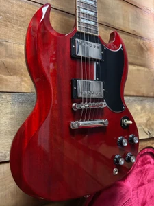 Gibson SG Standard '61 Stop Bar Reissue Vintage Cherry w/case