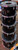 Early 1980's Gretsch USA Custom Monster Plus Square Badge "Collins" 6-Piece Shell Kit Black Nitron