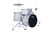 Ludwig Accent Drive 5-piece Complete Drum Set  Snow Dust