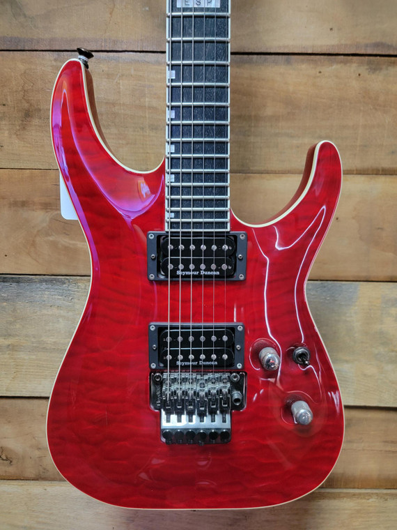 2013 ESP Horizon FR-II (Pre-Owned) - See-Thru Red w/ Hard Case
