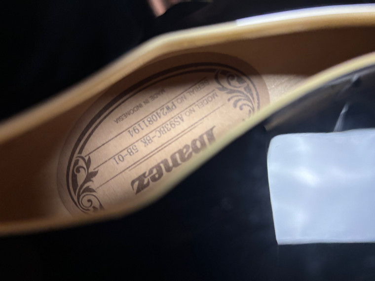 Pre-owned Ibanez Artcore AS93BC-BK Semi-Hollow