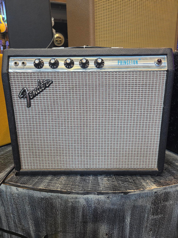 Mid 70's Vintage Fender Silverface Princeton Amplifier (Pre-Owned)