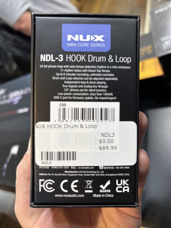 NUX Hook Drum & Loop