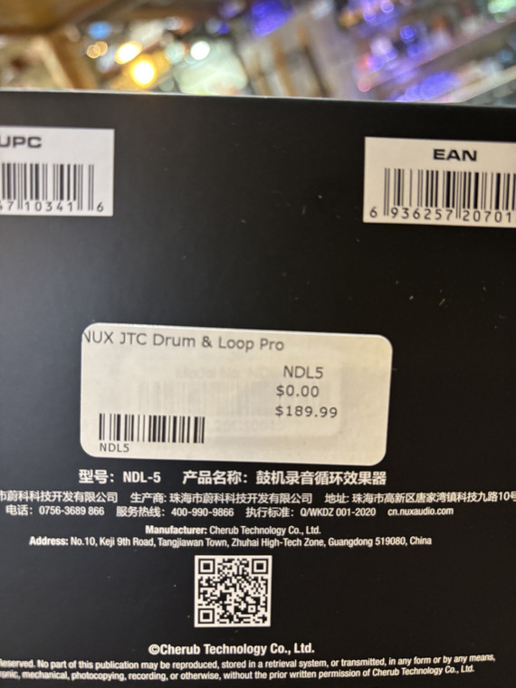 NUX JTC Drum & Loop Pro