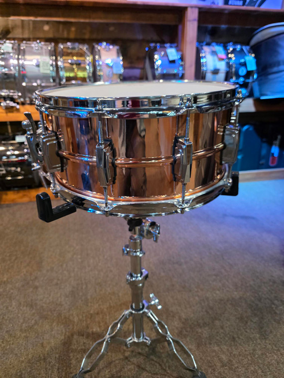 Ludwig Copperphonic 6.5x14 Snare Drum - Polished Copper