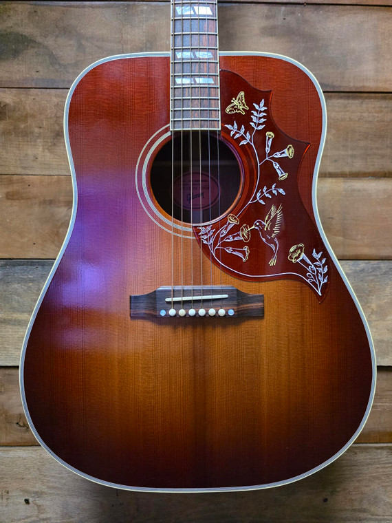 2023 Gibson Custom Shop 1960 Hummingbird Fixed Bridge VOS Heritage (Pre-Owned) - Cherry Sunburst w/case