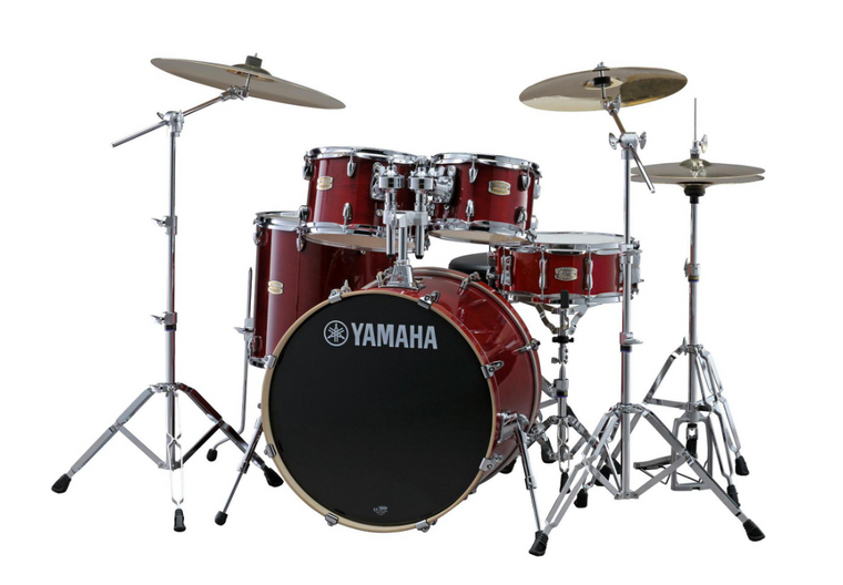 Yamaha Stage Custom Birch 5pc Shell Pack - Cranberry Red