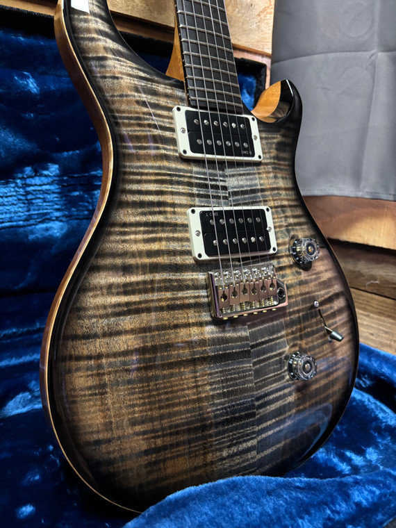 PRS Custom 24 Birds of a Feather LTD Charcoal Microburst w/case