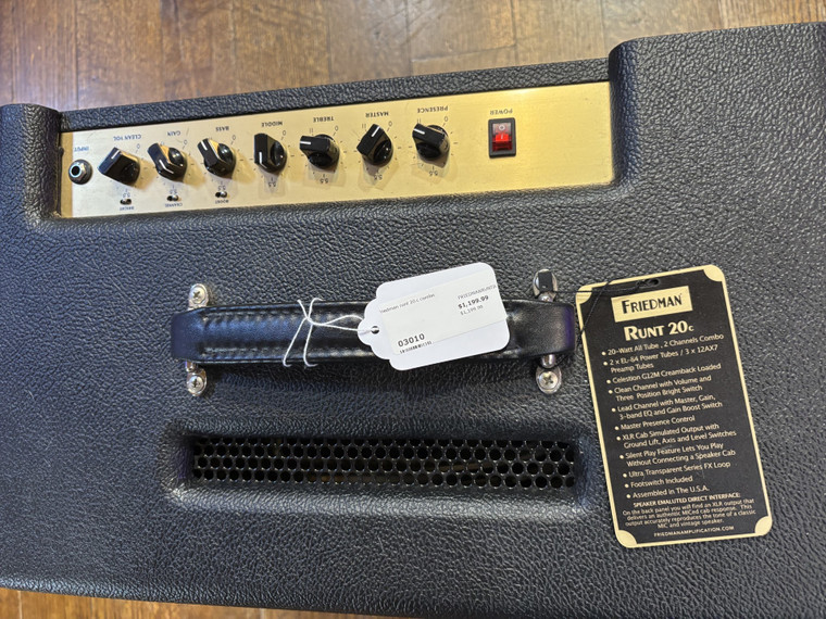 Pre-owned Friedman Runt 20c Combo