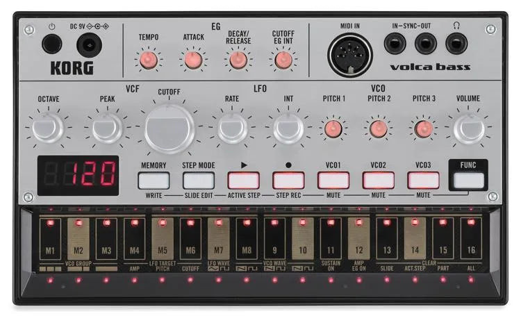 Korg Volcabass Analog Bassline Generator - Moms Music