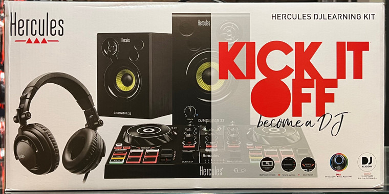 Hercules DJ DJLearning Kit - Complete DJ System for Beginners