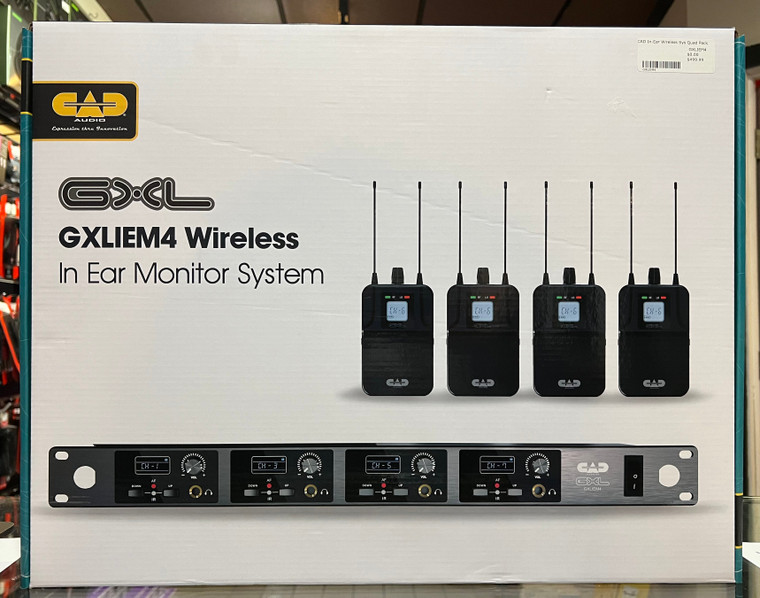 CAD GXLIEM4 Wireless In Ear Monitor System