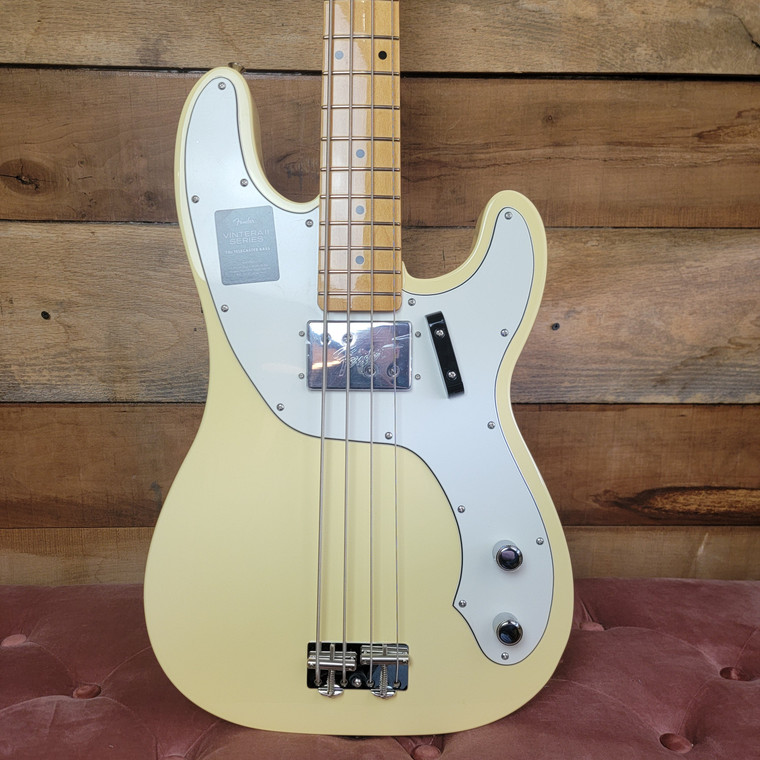 Fender Vintera II 70'S Telecaster Bass - Vintage White w/ Deluxe Gig Bag