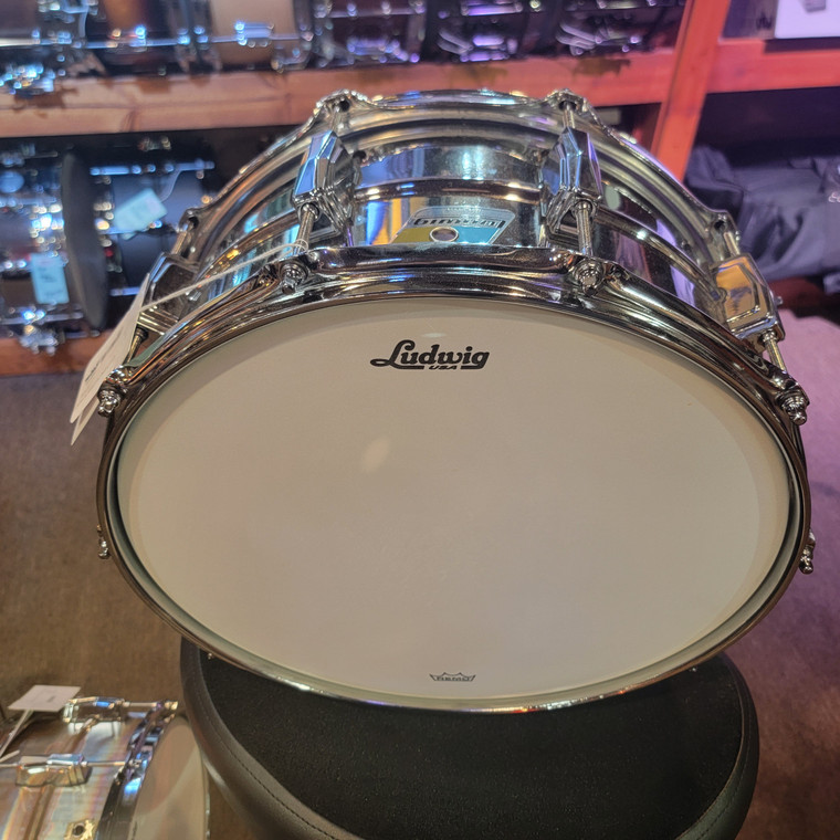 Ludwig Supraphonic Chrome Over Brass 6.5x14 Snare