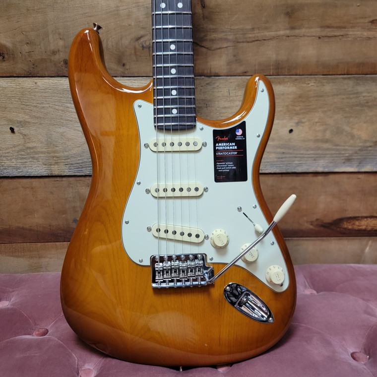 Fender American Performer Rosewood Stratocaster - Honeyburst w/ Gig Bag