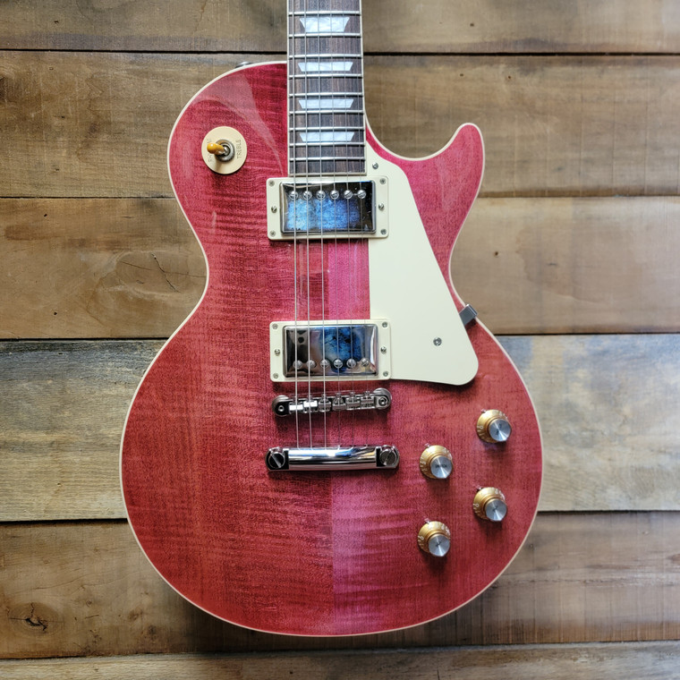Gibson USA Standard 60's Les Paul Figured Top - Trans-Fuchsia w/ Hard Case
