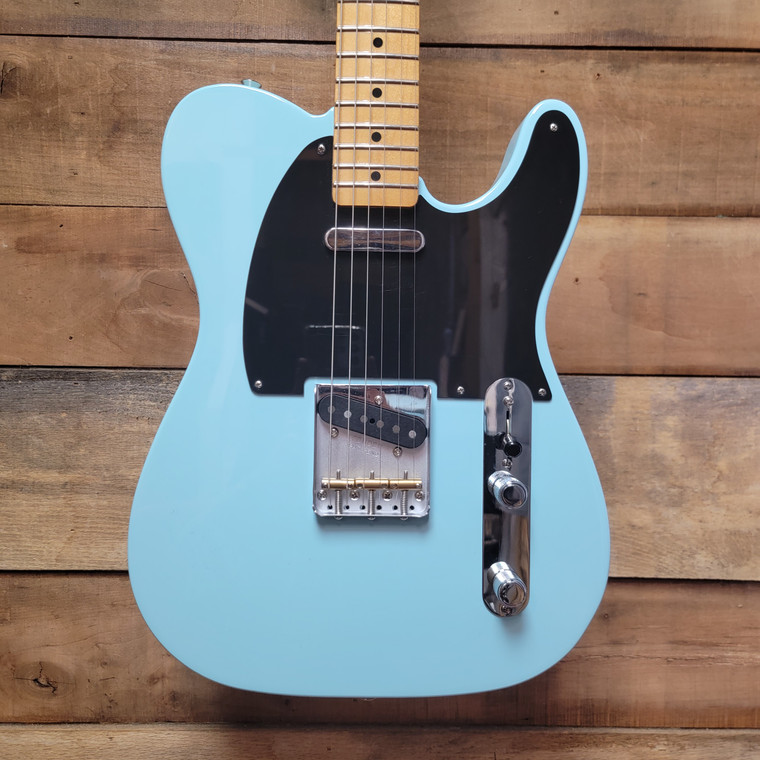 2022 Fender 50's Vintera Mod Telecaster (Pre-Owned) - Daphne Blue w/ Custom Hard Case
