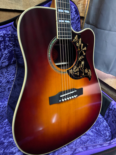 美品 Epiphone Hummingbird Artist Wピックアップ付 Amazon.com: Epiphone Inspired By Gibson Hummingbird Acoustic