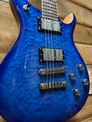PRS SE McCarty 594 Quilt Faded Blue Burst w/bag