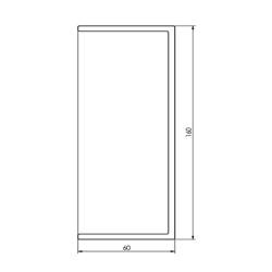 Cartello Acqua Non Potabile P005-B - Segnale Di Sicurezza ISO 7010, 160x60 Mm, In PVC 1,5 Mm, Prodotto In Francia