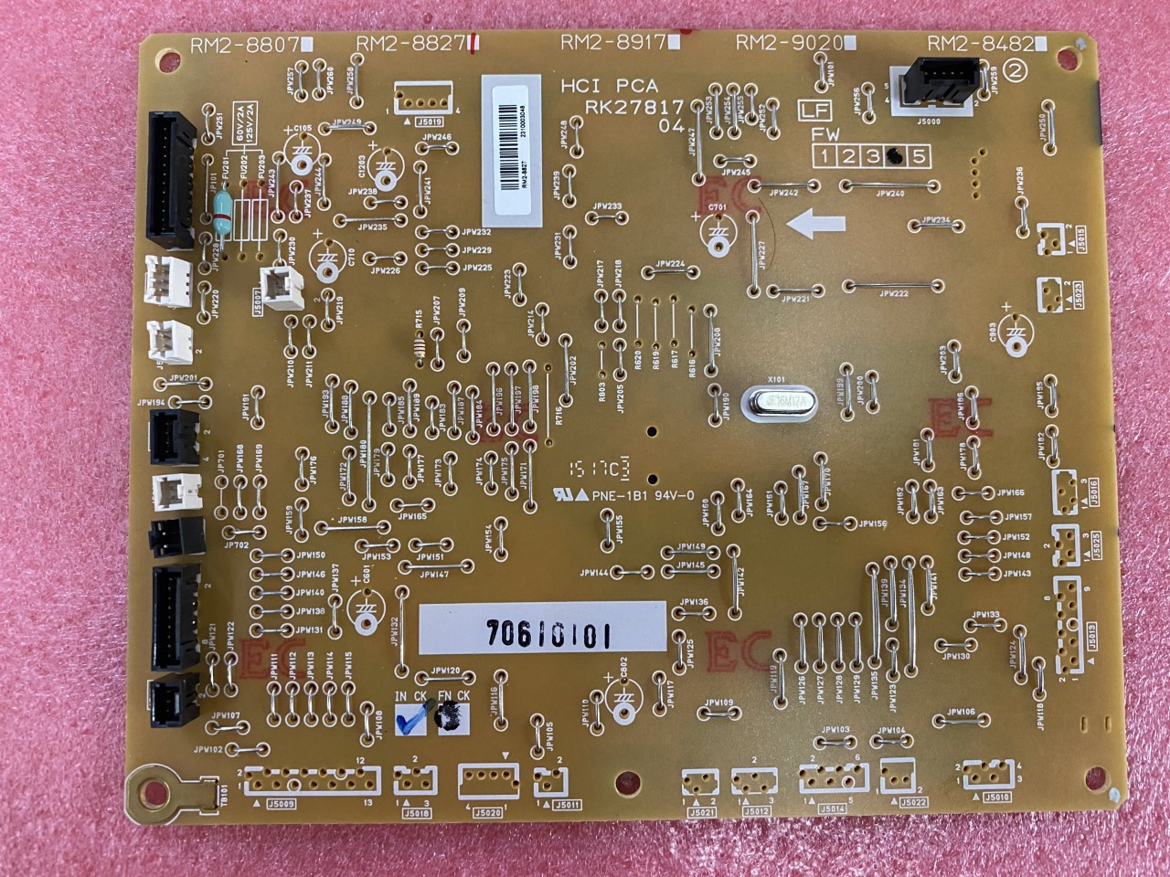HP 1X550 Sheet Feeder Stand Paper Feeder Controller Pc Board Assy