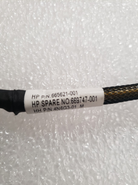 Left Power Cable For Hd Backlane (665621-001)