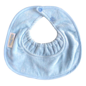 Dusty Blue Towel Infant Dribble Biblet Dusty Blue Towel Infant Dribble Biblet