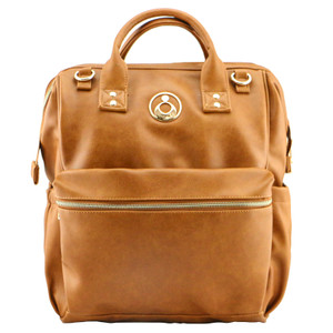 Byron Backpack Diaper Bag - Amber