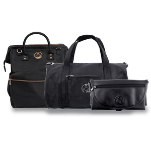 ISOKI BYRON BACKPACK BUNDLE BLACK NYLON