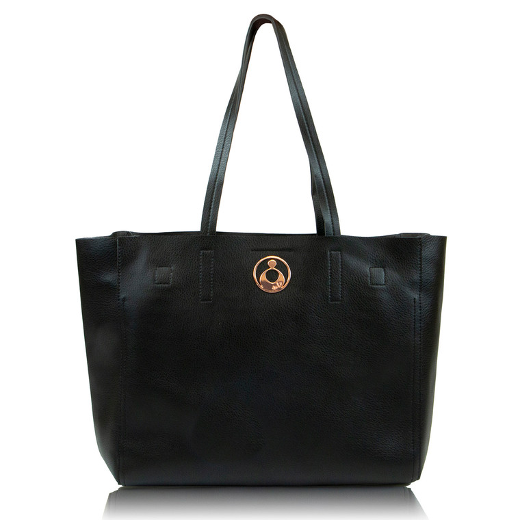 Avoca Tote Diaper Bag - Coal