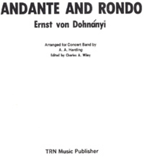 Andante and Rondo