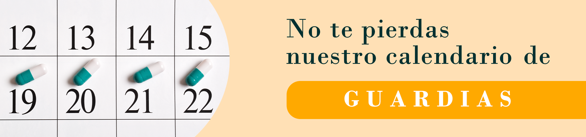 calendario guardias farmacia  pacheco