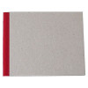 Pasteboard Cover Sketchbook 100gsm 144pgs - 15cm x 12cm/5.9" x 4.7" Landscape - Red